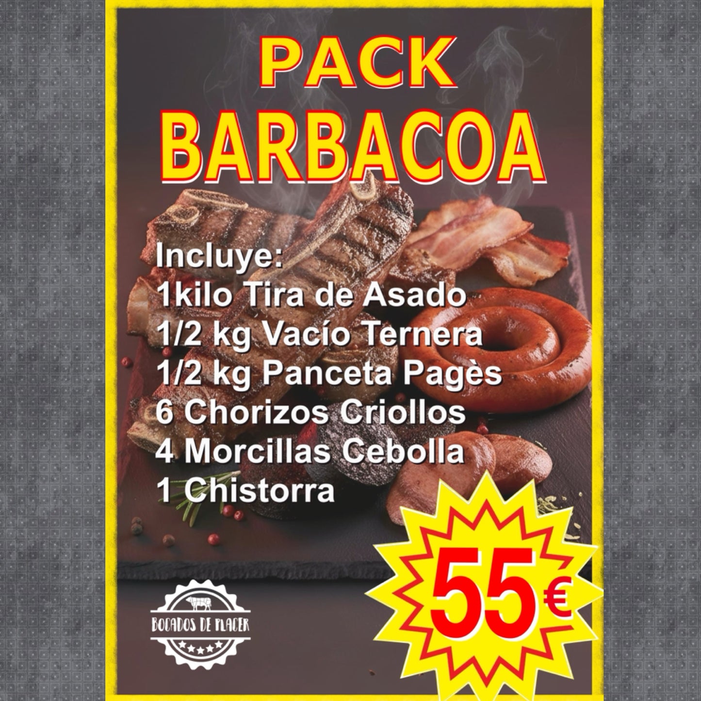 Pack Barbacoa para 6 🔥