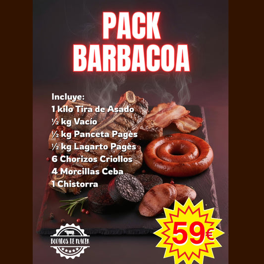 Pack Barbacoa para 6 🔥