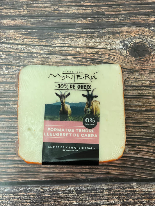 Queso de cabra Montbrú Bajo en grasa y sal 🧀 Sin Lactosa