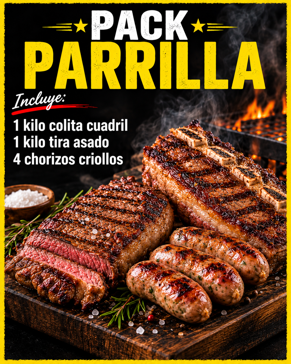 Pack Parrilla para 4
